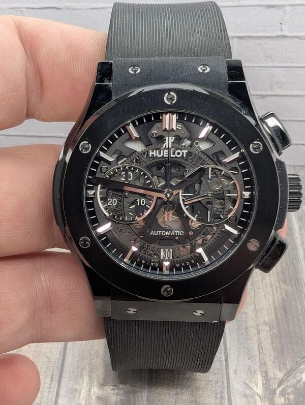 Hublot Classic Fusion Aerofusion Black Magic front view