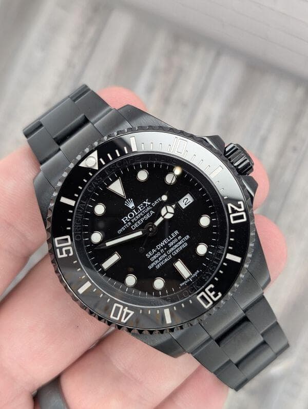 Rolex Deepsea PVD Black front view