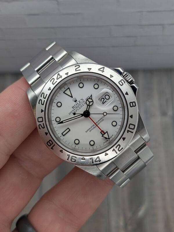 Rolex Explorer II Polar front view